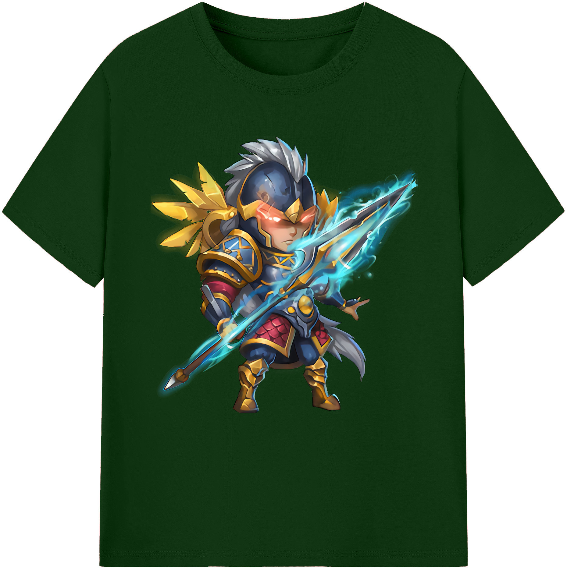 リーグ・オブ・レジェンド League of Legends LOL 綿100％半袖Tシャツ（フロントプリント）